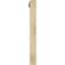 Ekena Millwork Funston Block Rough Sawn Bracket w/ Offset Brace, Douglas Fir, 4"W x 28"D x 40"H BKT0402X28X40FST05RDF - alternate 2
